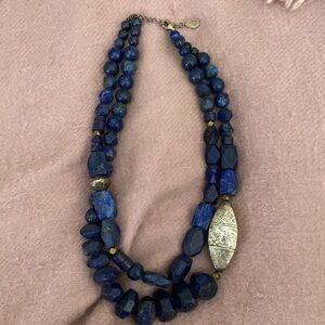 Silpada beautiful sterling silver and blue jasper.